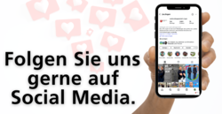 Bild Folgen Sie uns gerne auf Social Media