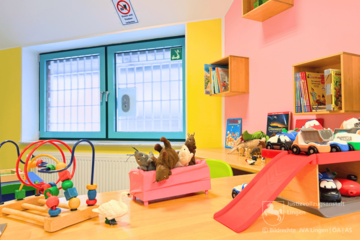 Kinderbereich Besuchsraum Hauptanstalt