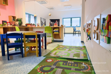 Kinderbereich Besuchsraum Hauptanstalt