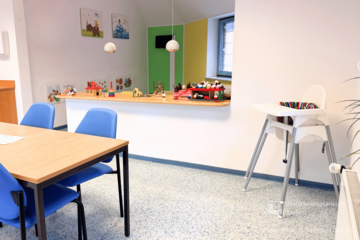 Kinderbereich Besuchsraum Hauptanstalt