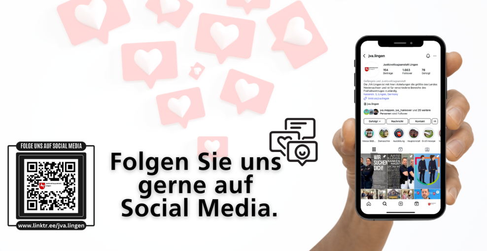 Bild Folgen Sie uns gerne auf Social Media